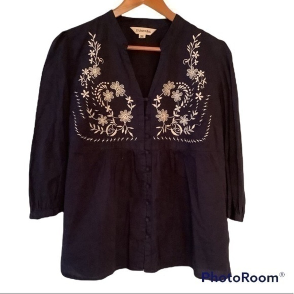 St John’s Bay Top Embroidered